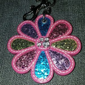 Coach Flower Keychain